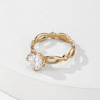 Floréa Gold Ring - Zarte Blüten-Eleganz