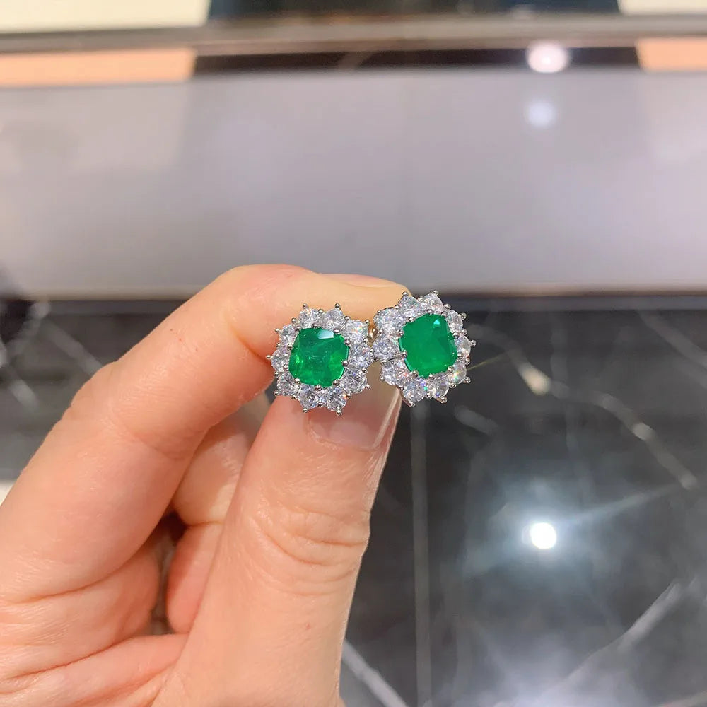 Royal Gem Set – Halskette, Ohrringe & Ring mit Edelstein-Optik