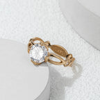 Floréa Gold Ring - Zarte Blüten-Eleganz