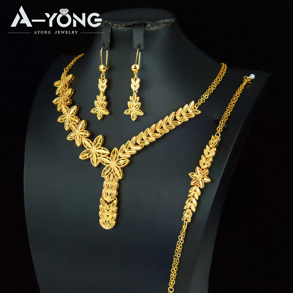 Anatolia Luxe Set – Vintage Schmuckset mit Halskette, Armband & Ohrringen