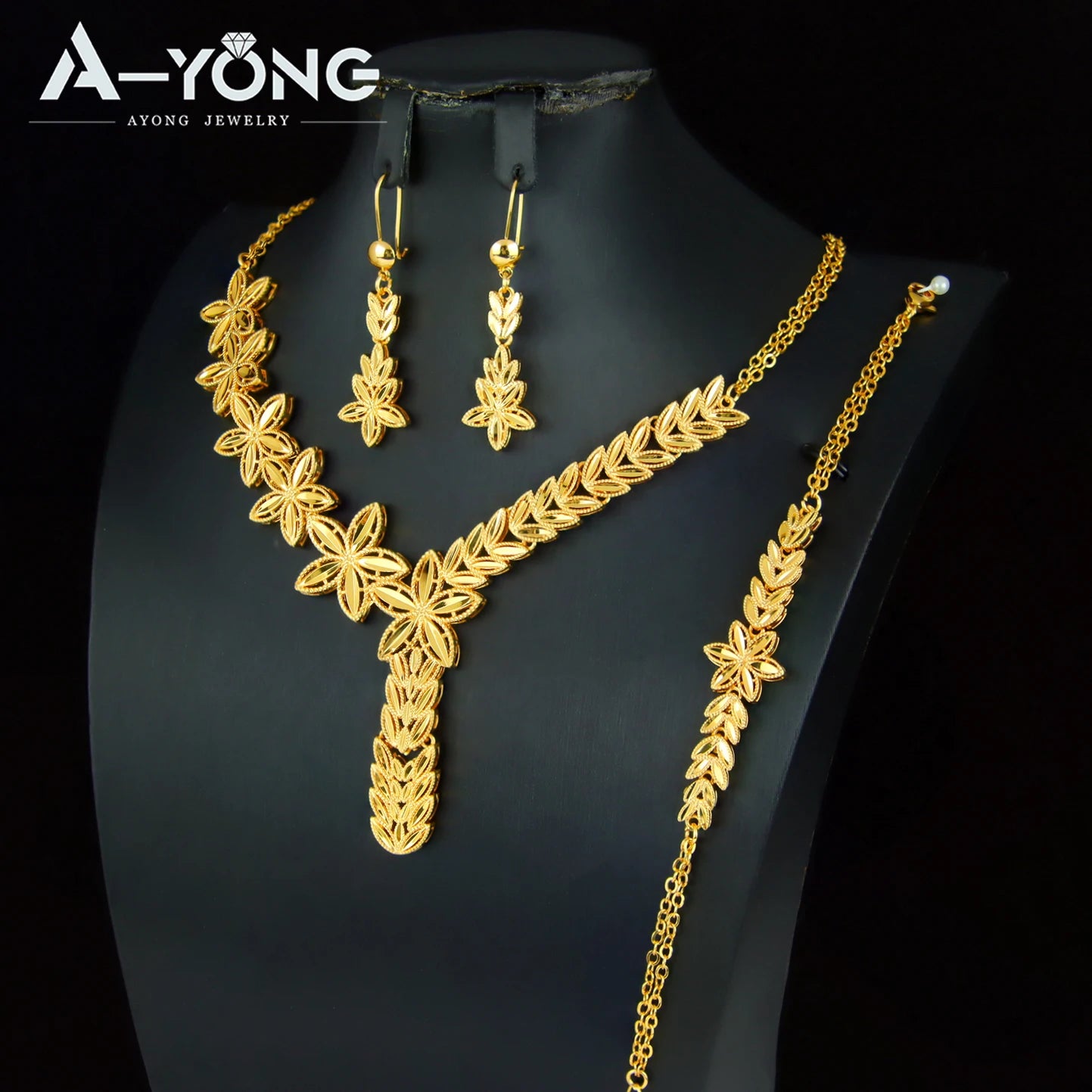 Anatolia Luxe Set – Vintage Schmuckset mit Halskette, Armband & Ohrringen