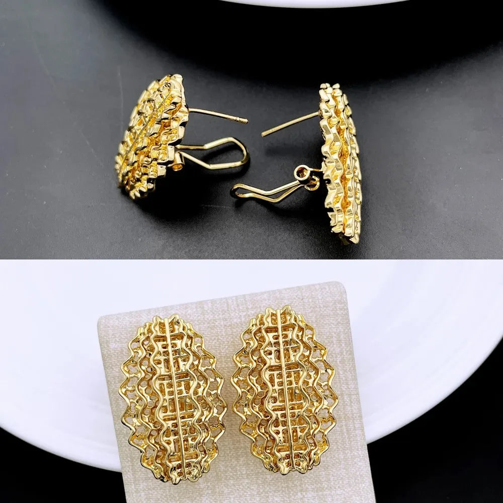 Milano Schmuckset - Vergoldete Halskette, Ring & Armband