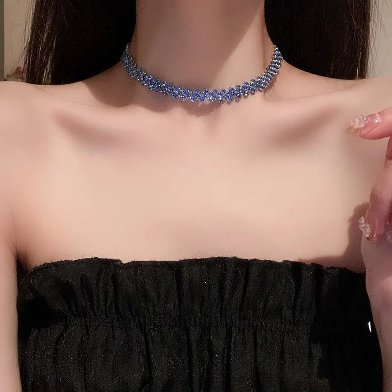 Celestia Crystal Choker - Funkelnde Eleganz für besondere Momente