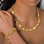 Golden Harmony Set - Stilvolle Kette & Armband