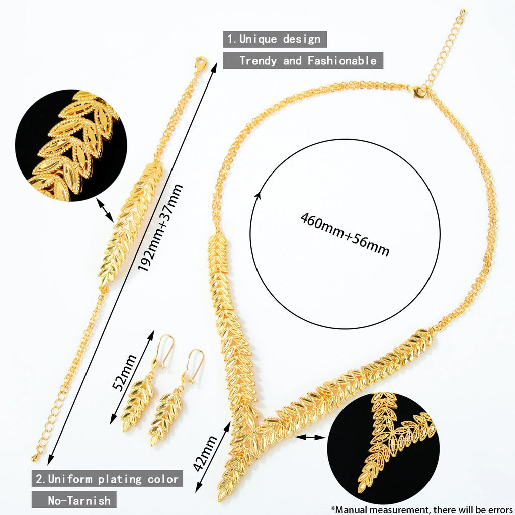 Anatolia Luxe Set – Vintage Schmuckset mit Halskette, Armband & Ohrringen