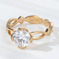 Floréa Gold Ring - Delicate Blossom Elegance