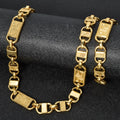 Golden Harmony Set - Stylish Necklace & Bracelet