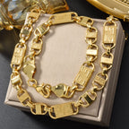 Golden Harmony Set - Stilvolle Kette & Armband