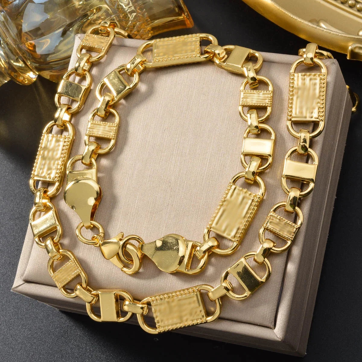 Golden Harmony Set - Stilvolle Kette & Armband