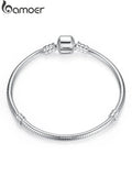 Damenarmband aus 925er Sterlingsilber, Schlangenketten-Design