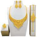 Sultana Brautset – Halskette, Ohrringe & Ring im 4-teiligen Luxus-Set