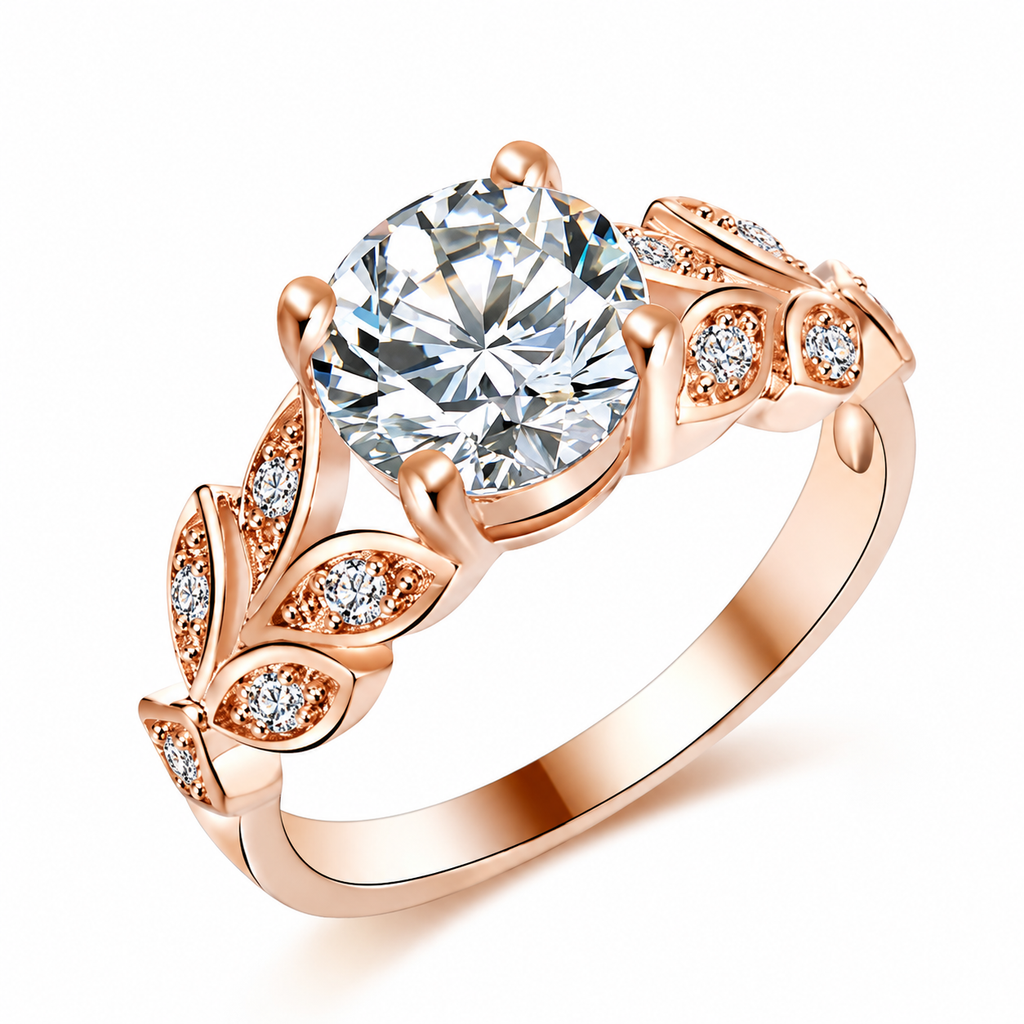 Damenring aus 925er Sterlingsilber mit Zirkonia