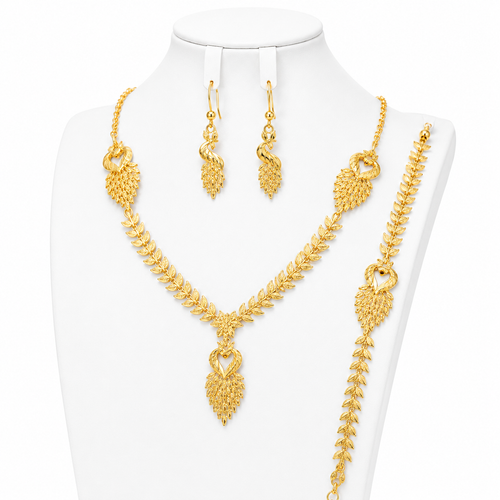 Anatolia Luxe Set – Vintage Schmuckset mit Halskette, Armband & Ohrringen