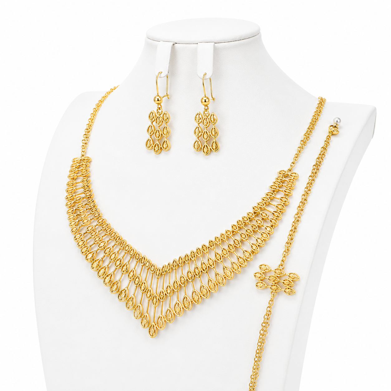 Anatolia Luxe Set – Vintage Schmuckset mit Halskette, Armband & Ohrringen