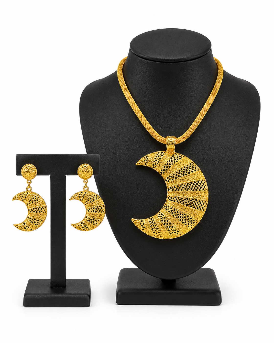 Maharani Royale Set - Halskette & Ohrringe in königlicher Eleganz