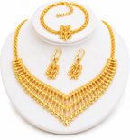 Anatolia Luxe Set – Vintage Schmuckset mit Halskette, Armband & Ohrringen