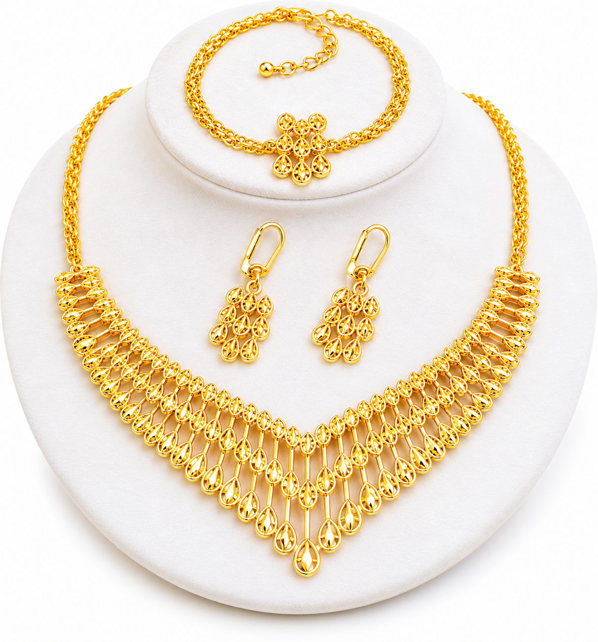 Anatolia Luxe Set – Vintage Schmuckset mit Halskette, Armband & Ohrringen