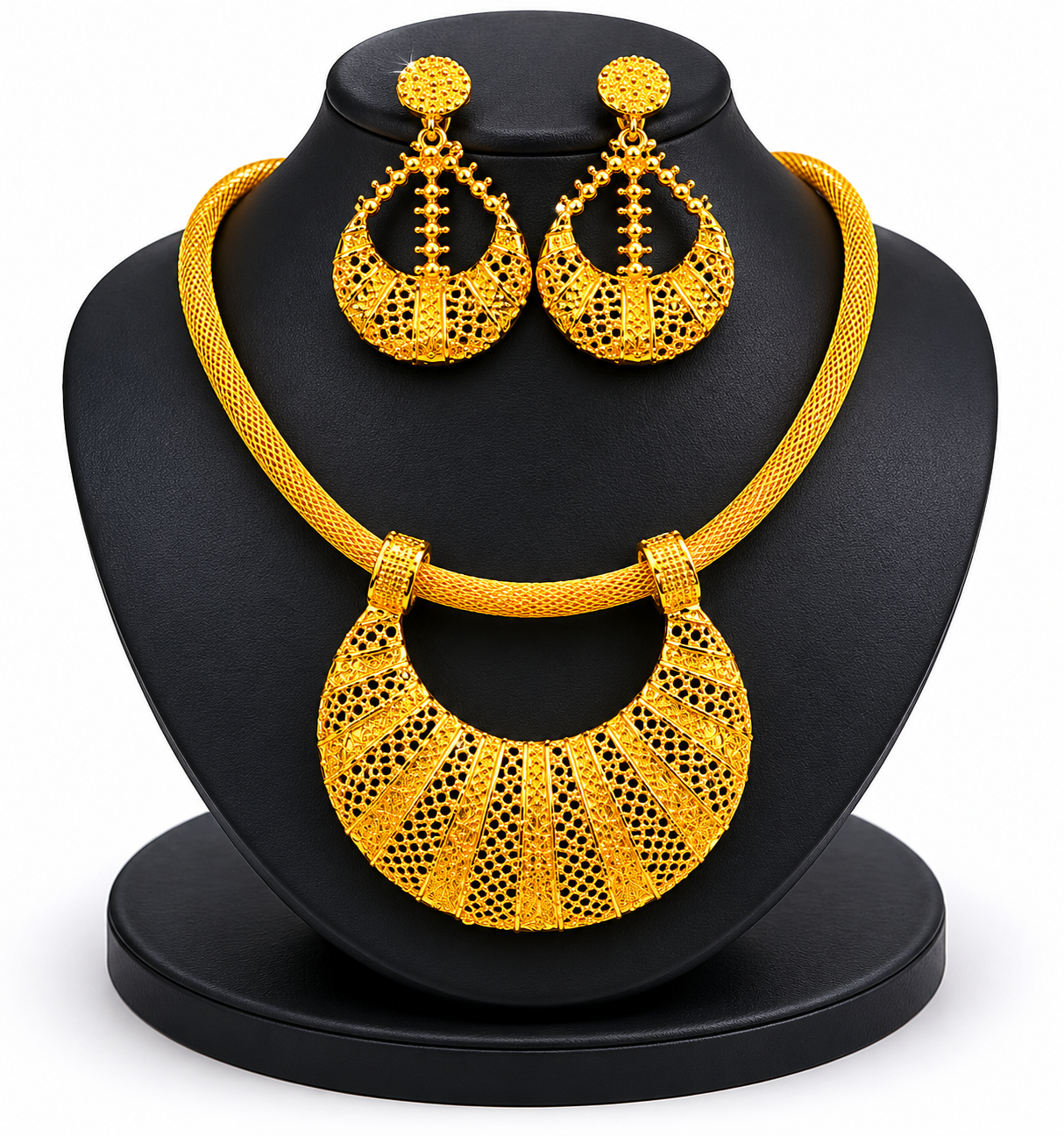 Maharani Royale Set - Halskette & Ohrringe in königlicher Eleganz